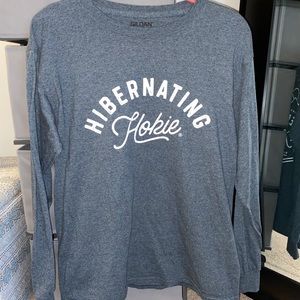 Hibernating Hokie VT Long sleeve